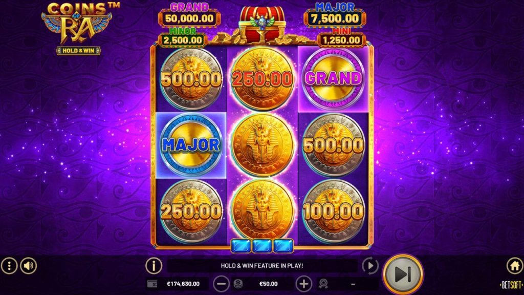 Coins Of Ra - Hold & Win Gameplay 1Win Casino