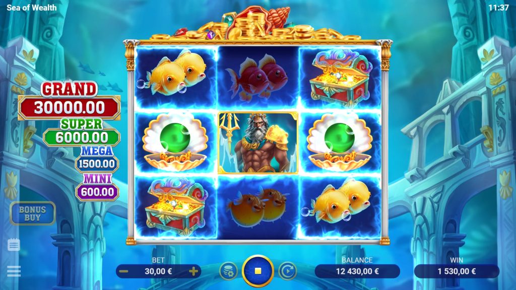 Sea of Wealth Gameplay 1Win Casino
