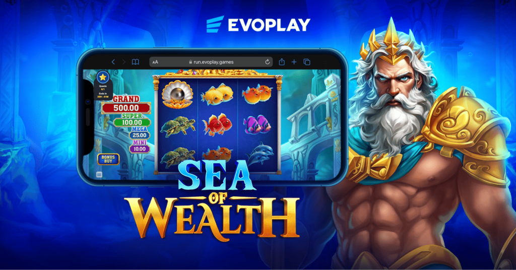 Обзор слота Sea of Wealth от Evoplay в казино 1Win